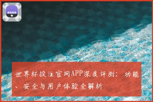 世界杯投注官网APP深度评测：功能、安全与用户体验全解析